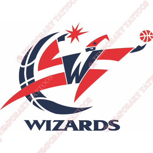 Washington Wizards Customize Temporary Tattoos Stickers NO.1230